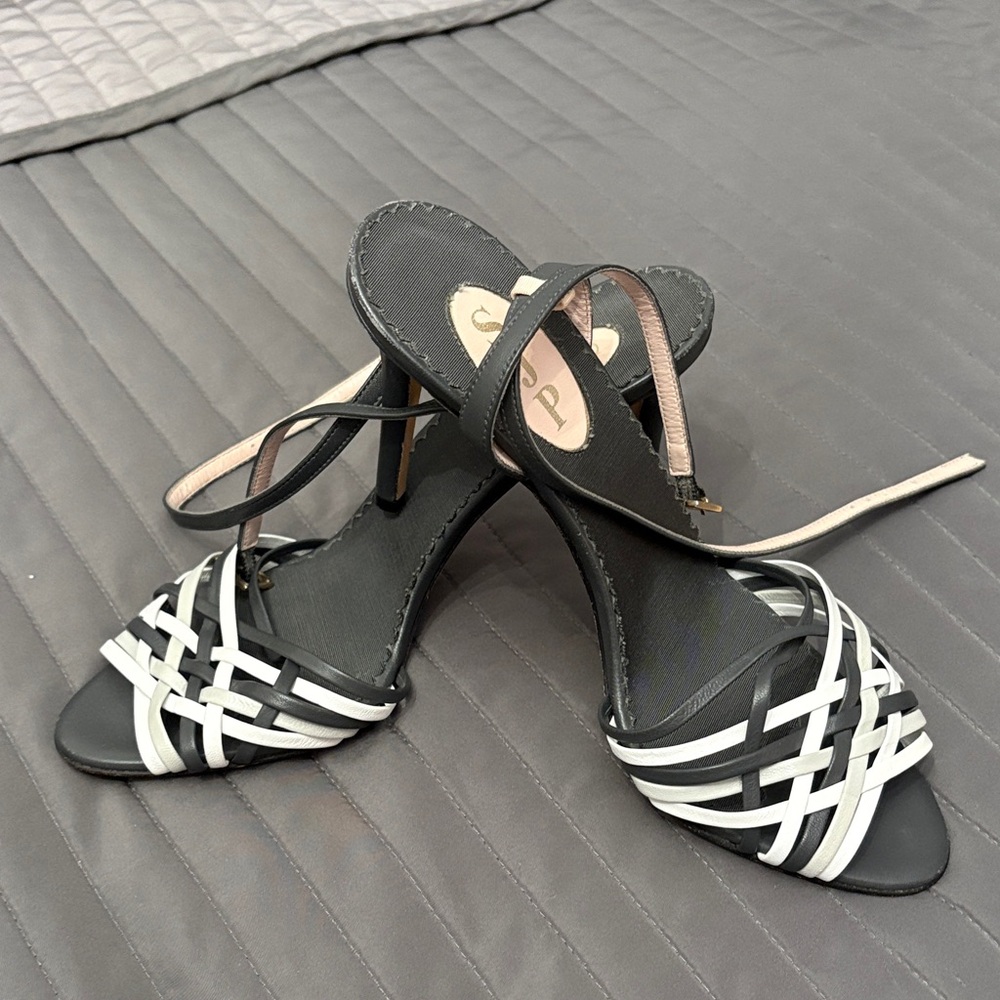 SJP by Sarah Jessica Parker Black and White Heels